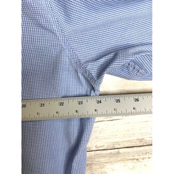 Tailorbyrd Men's Blue Checkered Button-Down Shirt XL - Picture 7 of 10